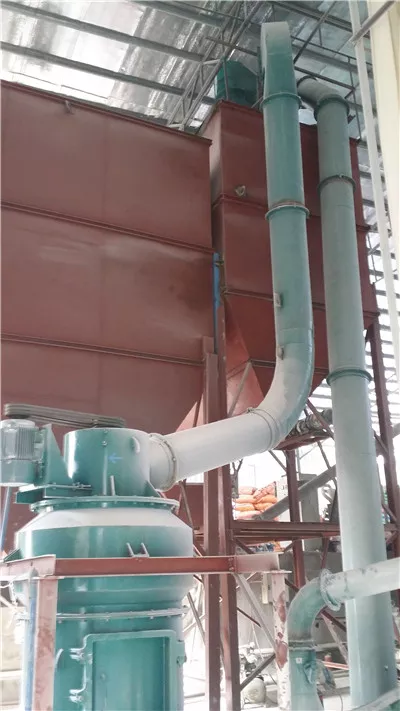 广东某氧化钙加工现场